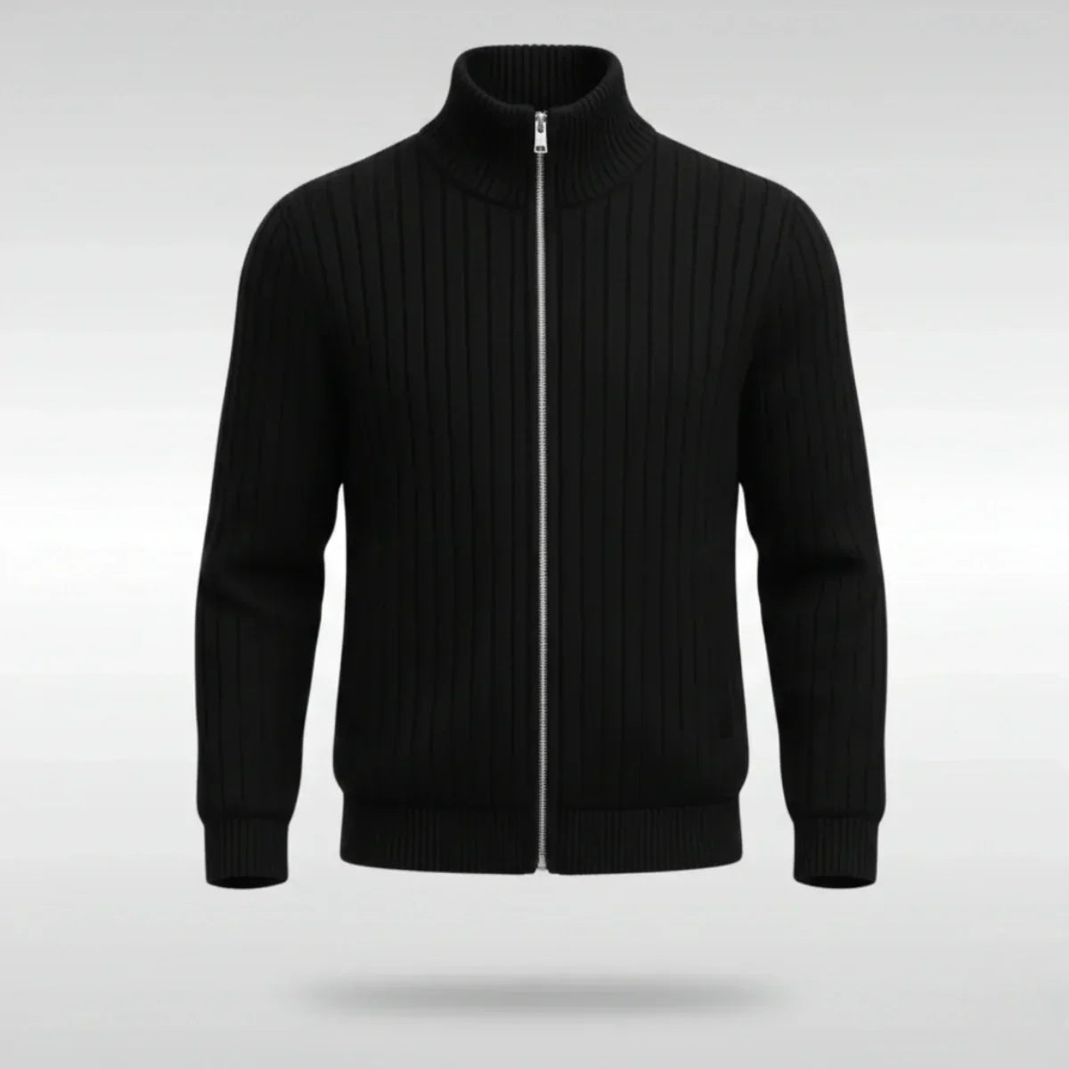 Monarch Wear | Veste zippée classique élégante – RibbedWarm™