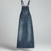 Jetta Robe chasuble en denim Heritage à fente arrière