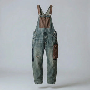 Jetta Salopette en denim à empiècements contrastés