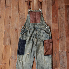 Jetta Salopette en denim à empiècements contrastés