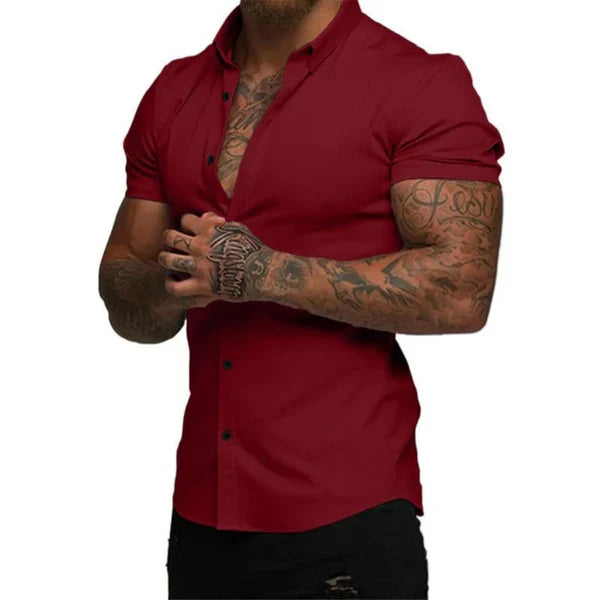Chemise Slim Monarch EasyFit™ – Style et Confort avec Technologie Stretch 4D