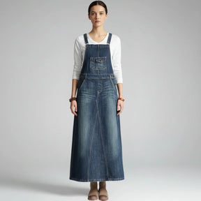 Jetta Robe chasuble en denim Heritage à fente arrière