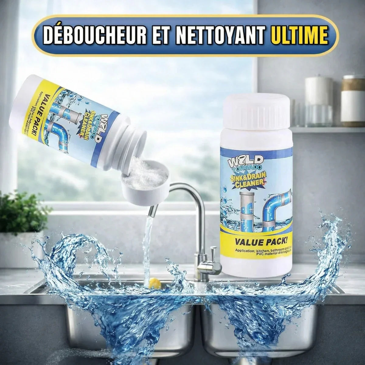 Monarch | Déboucheur Mousse Active – WildTornado™ Pro