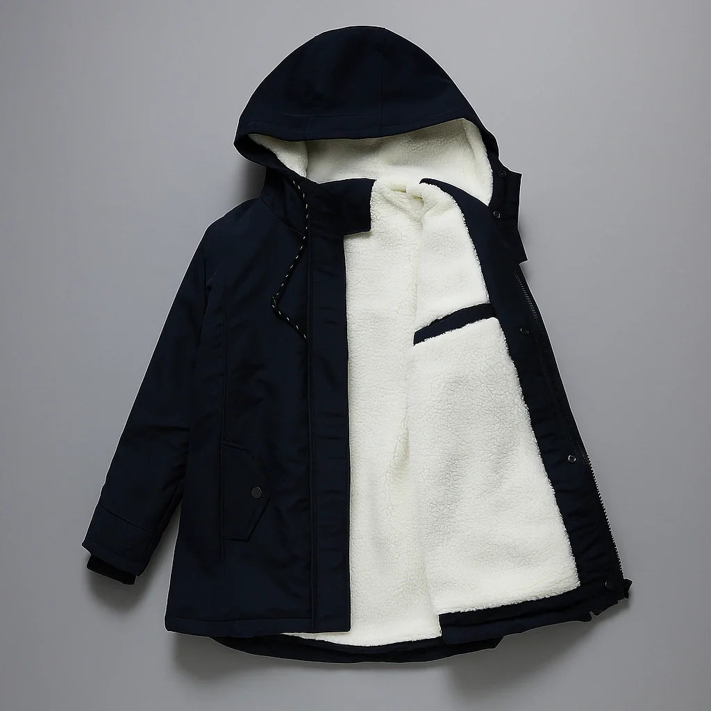 Parka CozyFleece™ à Capuche – Doublure Velours 2-en-1