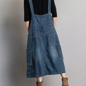 Jetta Robe chasuble en denim ample