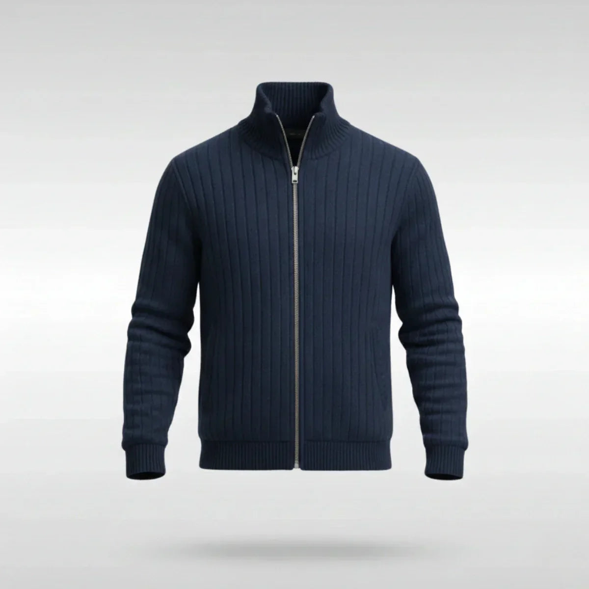 Monarch Wear | Veste zippée classique élégante – RibbedWarm™