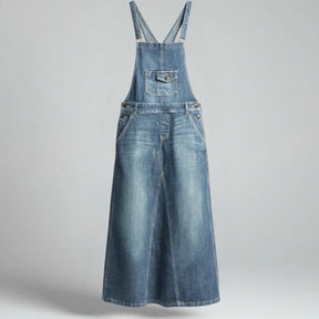 Jetta Robe chasuble en denim Heritage à fente arrière