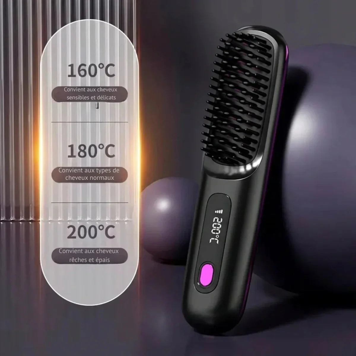 Monarch Wear | Brosse coiffante pour cheveux courts – VolumeLift™