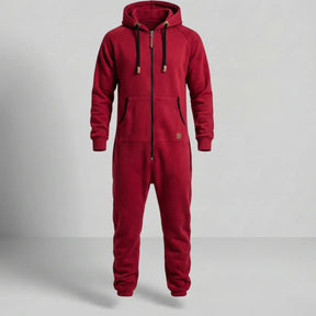 Jetta Combinaison à capuche zippée en polaire cosy