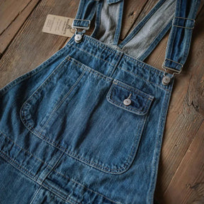 Jetta Salopette à bavette en denim à double rabat