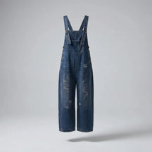 Jetta Salopette en denim décontractée à effet usé