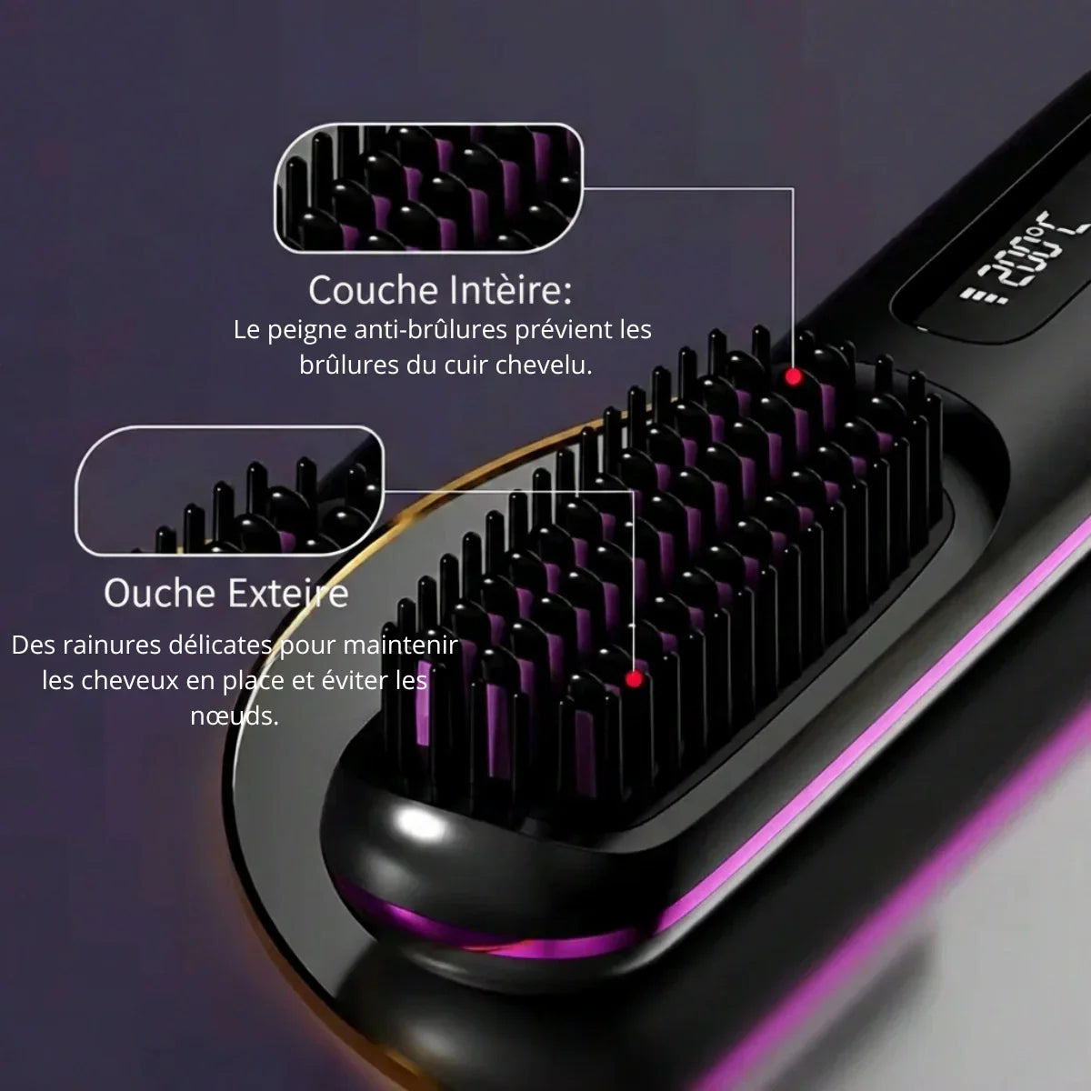 Monarch Wear | Brosse coiffante pour cheveux courts – VolumeLift™ - (STOCK LIMITÉ)