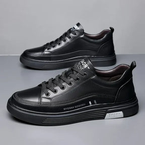 Baskets décontractées en cuir véritable - Sport plat - [ACHETEZ-EN 1, RECEVEZ 2 GRATUITS]