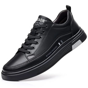Baskets décontractées en cuir véritable - Sport plat - [BLACK FRIDAY] - [ACHETÉZ 1, RECEVÉ 2 GRATUIT]
