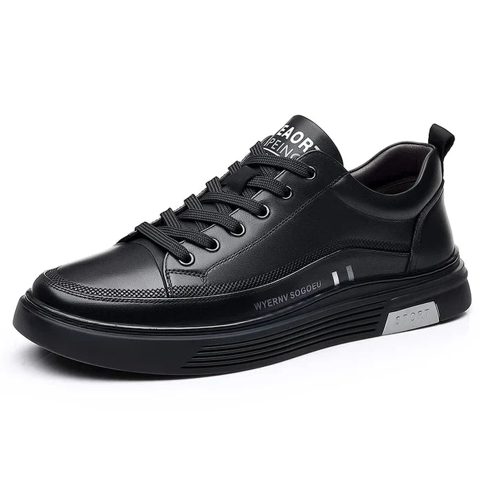 Baskets décontractées en cuir véritable - Sport plat - [ACHETEZ-EN 1, RECEVEZ 2 GRATUITS]