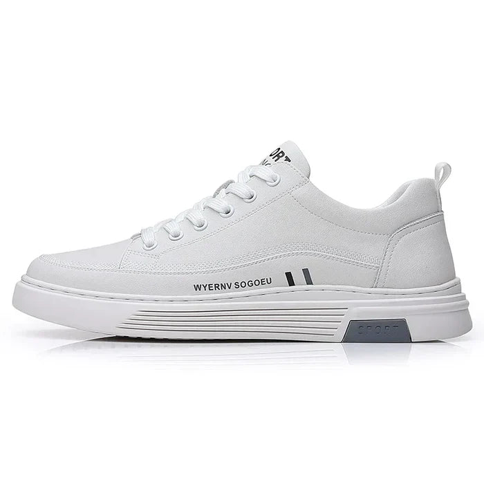 Baskets décontractées en cuir véritable - Sport plat - [BLACK FRIDAY] - [ACHETÉZ 1, RECEVÉ 2 GRATUIT]