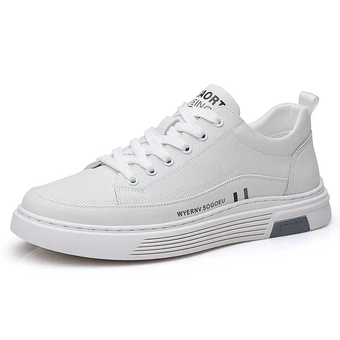 Baskets décontractées en cuir véritable - Sport plat - [BLACK FRIDAY] - [ACHETÉZ 1, RECEVÉ 2 GRATUIT]