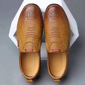 Mocassins à enfiler en cuir pour hommes