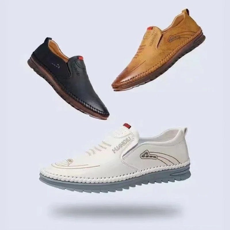 Mocassins à enfiler en cuir pour hommes - [BLACK FRIDAY] - [ACHETÉZ 1, RECEVÉZ 2 GRATUIT]
